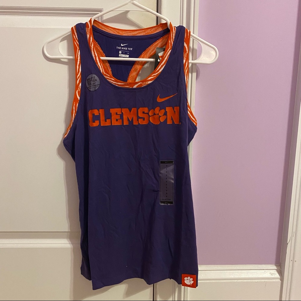 COPY - NEW WITH TAGS - NIKE Clemson DriFit Tank Top Shirt